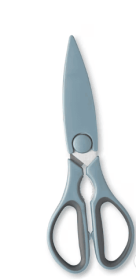 Thyme & Table Stainless Steel Kitchen Shears with Sheath, Blue
