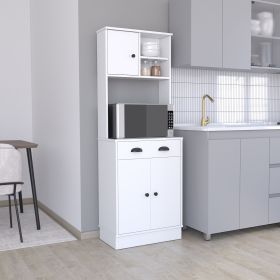 Albany Kitchen Pantry with 3-Doors Cabinet and Drawer