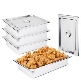 Stainless Steel Steam Table Pan 4Pack (Option: 4pcs)
